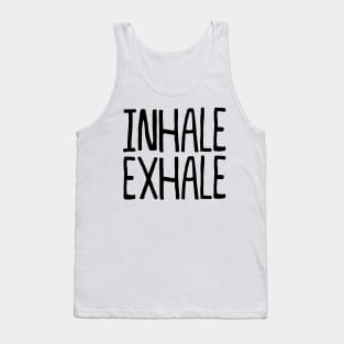 INHALE//EXHALE (black) Tank Top